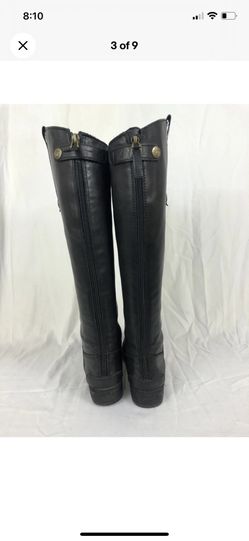 Leather Sam Edelman Black Boot size  8 