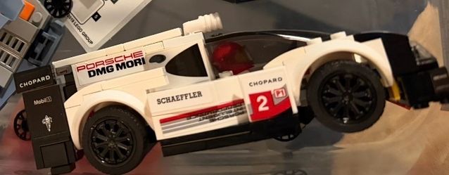 LEGO 75888 Speed Champions Porsche 911 RSR White #2 CHOPARD - Built Complete