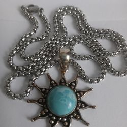 Larimar Pendant