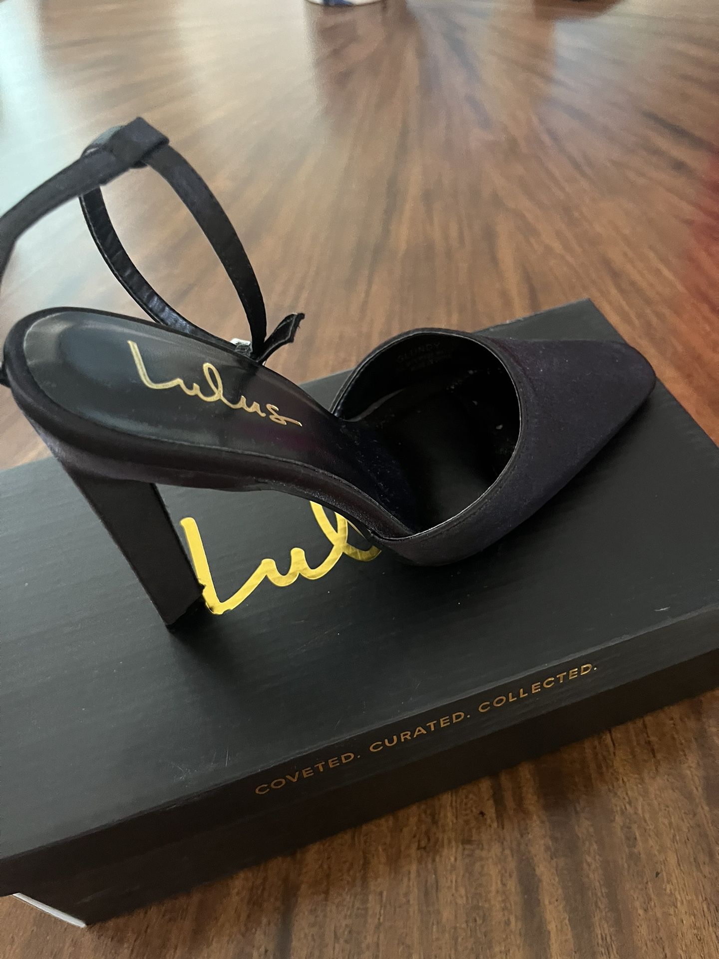 Black  Lulu’s Heels 