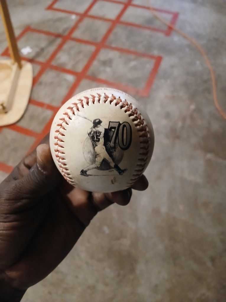 Mark McGwire 70 Home Run In A Season Baseball