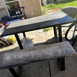 Table with bench