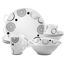 Gibson Modern Times Dinnerware Set $12.99