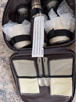 Brand New Gevalia Coffee Travel Kit & Backpack Set