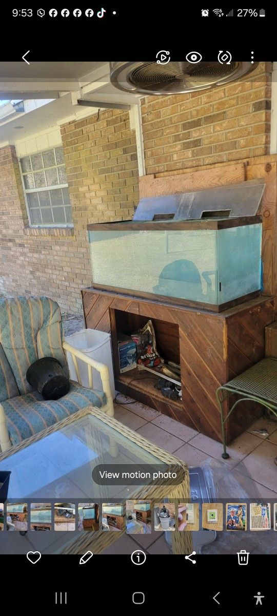 Aquarium For Sale -80 Gallon Fish Tank Or Repitial Tank