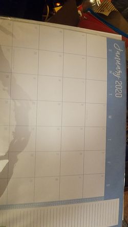 2020 desk calendar