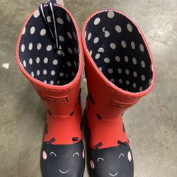 NWT Joules Kids Rainboots Size 13