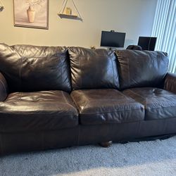 Three. Seater Leather Couch.