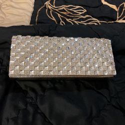 Golden Clutch With Detachable Chain
