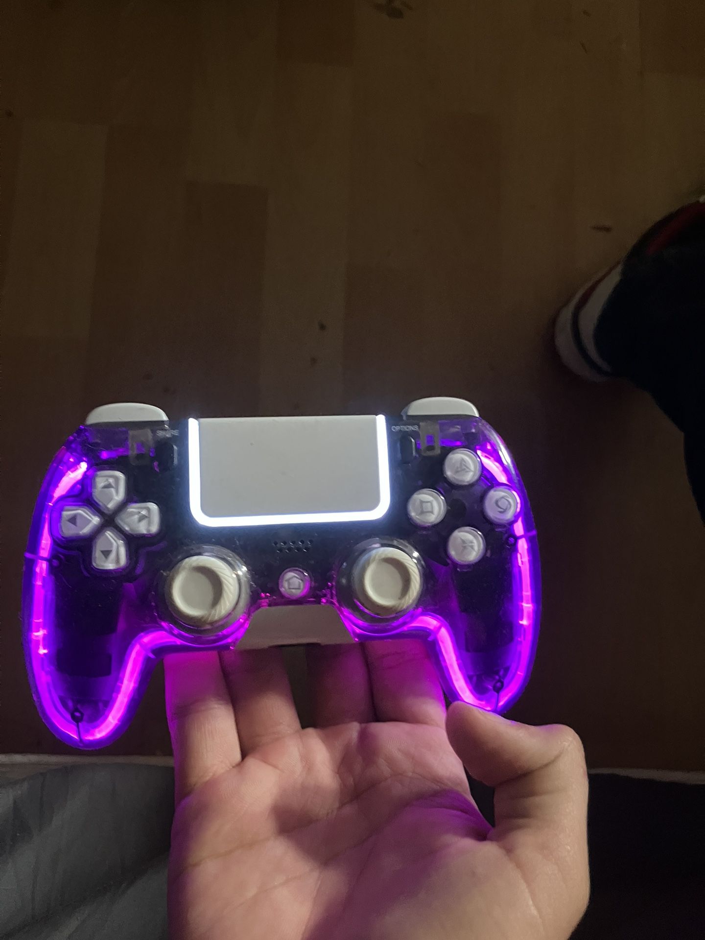 Ps5 Controller With Led Color Changing Lights Custom Made 
