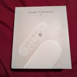 Google TV Streamer 4K - Fast Streaming Entertainment on Your TV with Voice Search Remote Porcelain 