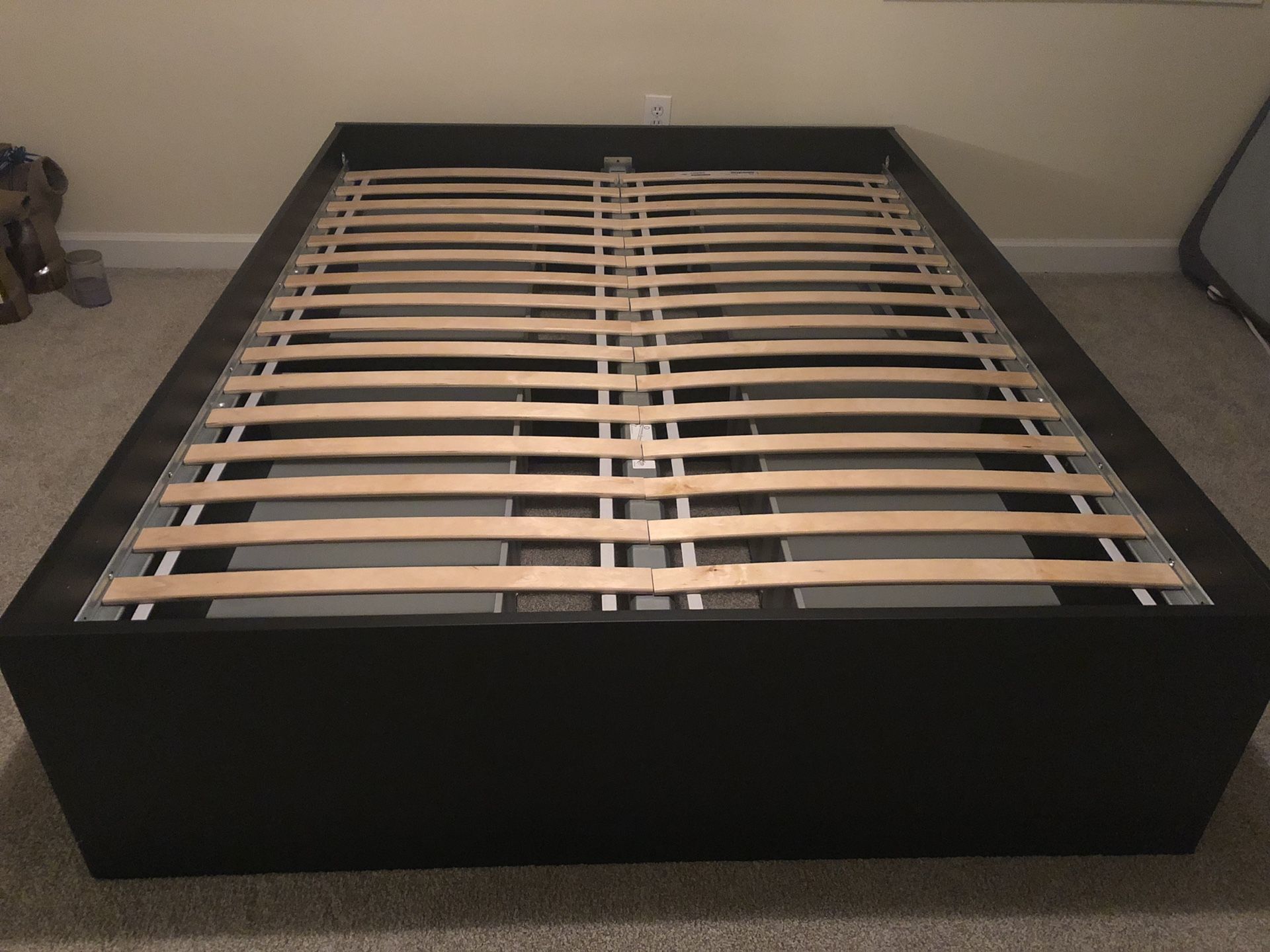 Queen Size Bed Frame w/ storage