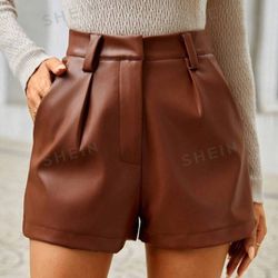 NEW FAUX LEATHER SHORTS 