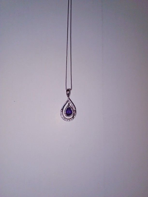 Amethyst An Diamond Necklace From Kays