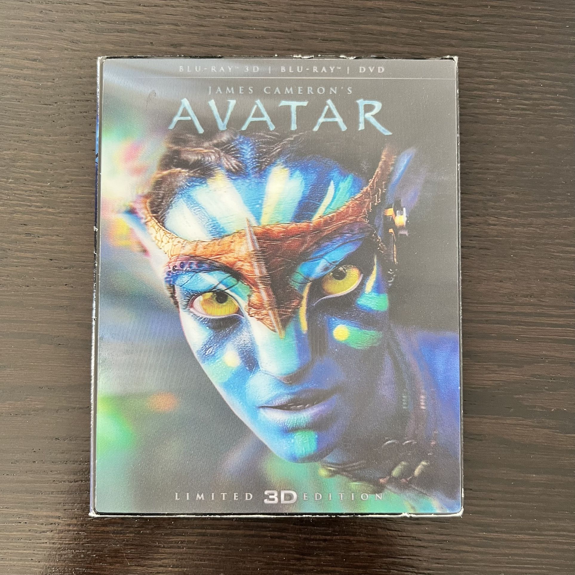 James Cameron’s Avatar 3D Blu-ray, Blu-ray & DVD Movies w/ Slipcover