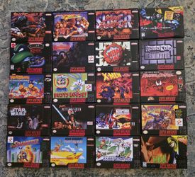 Lot of 20 SNES Boxes. Super Nintendo. **Read The Description**