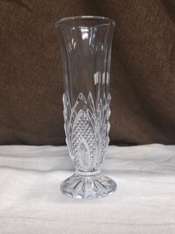 Vintage Ricardo Crystal Vase Diamond Cut