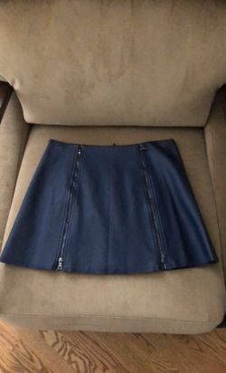 BCBGMaxazaria faux leather skirt