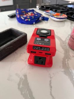Power Inverter Compatible with Milwaukee 18V Battery