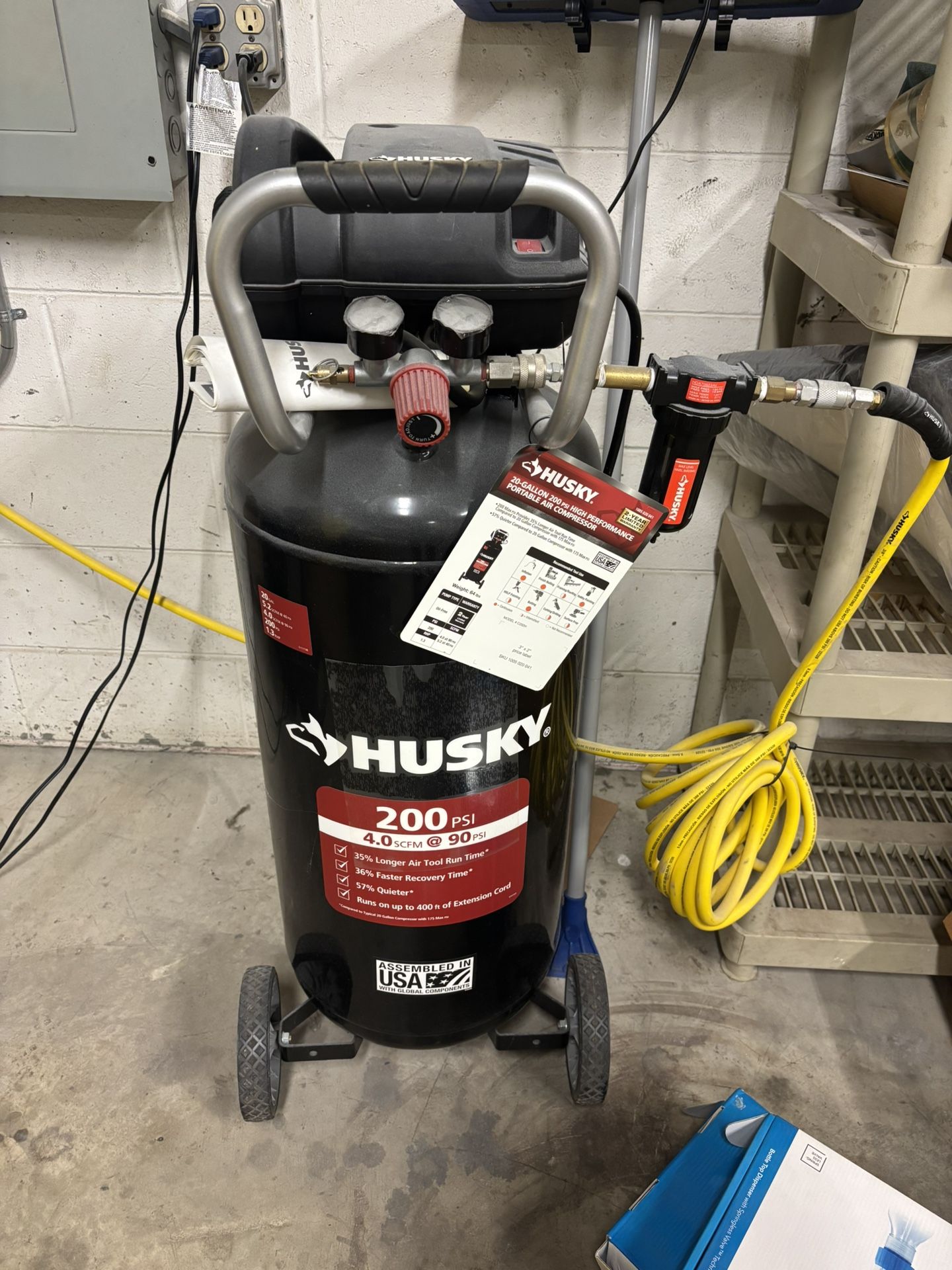 Husky 20 Gallon Portable Air Compressor