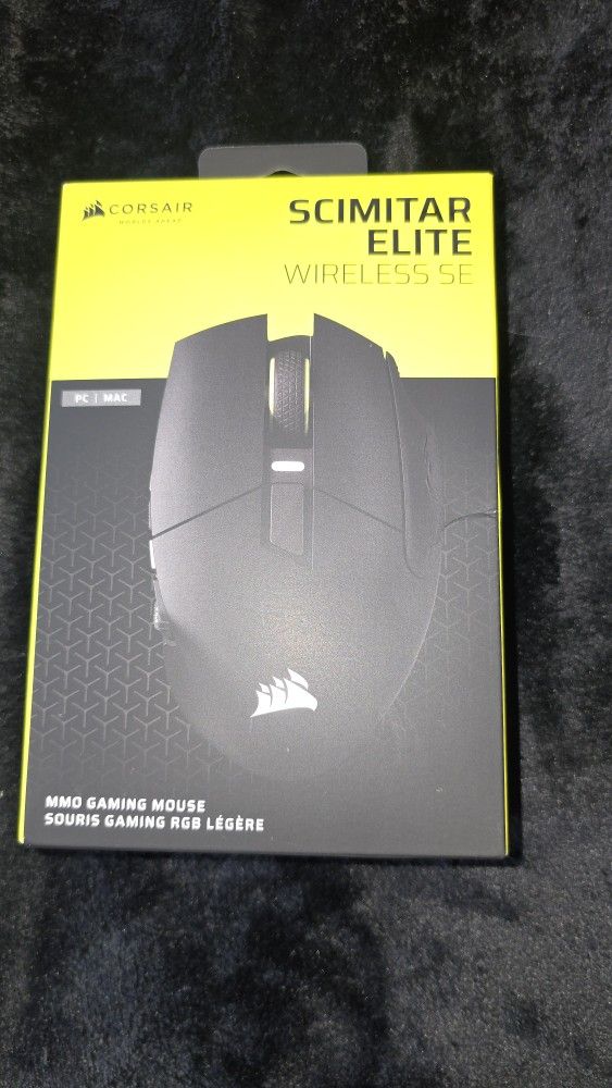 CORSAIR Scimitar Elite Wireless SE Gaming Mouse with 16 Programmable Buttons - Wireless - Gun Metal Black