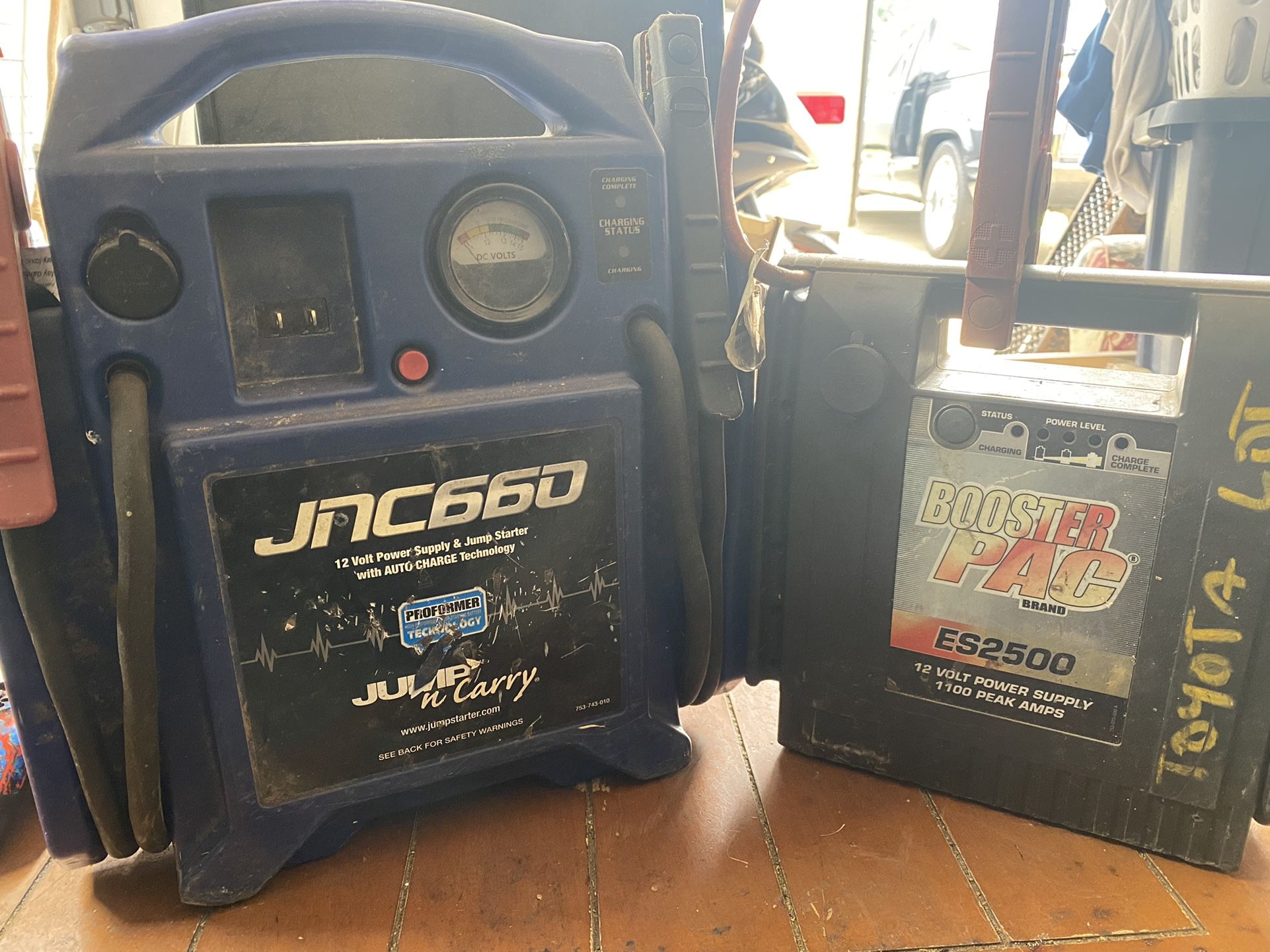 Battery Boxes/Jump Starter (2 Total)
