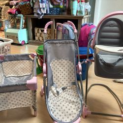 Baby Doll Stroller, Crib & High Chair Bundle From target 