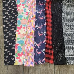 Girls Size 10/12 Large Leggings Lot of 6 Tribal Geometric Old Navy Gymboree TCP Falls Creek