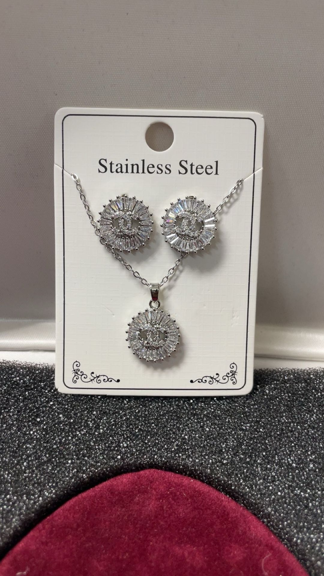 Chain Charm Earrings 