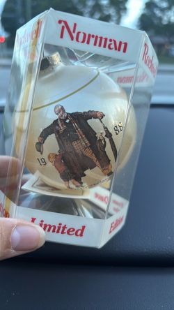 Norman Rockwell 1988 Limited Edition Christmas Ornament