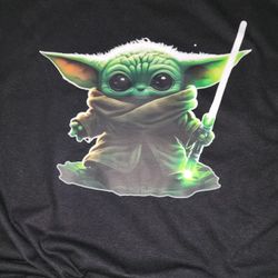 Custom Baby Yoda Graphic Tee