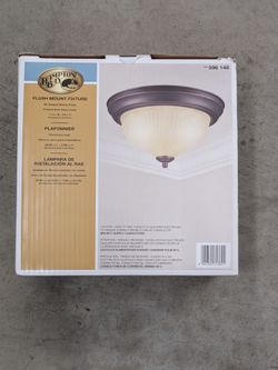 Hampton Bay Flush Mount Ceiling Light Fixture