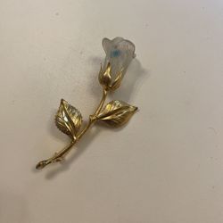 Gold Rose Broach