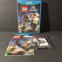 LEGO Jurassic World Nintendo Wii U 2015 CIB Complete - Tested