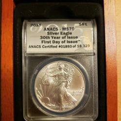 SILVER AMERICAN EAGLE COIN