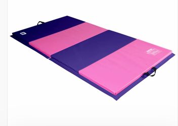 Gymnastics / workout mat - pink and purple