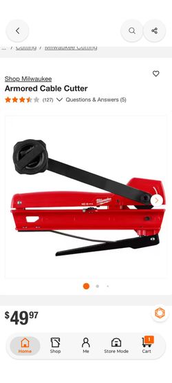 Milwaukee cable cutter