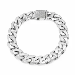 Moissanite Cuban Link Bracelet