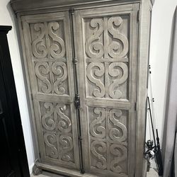 Gray Chest Armoire