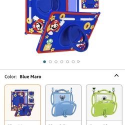 Mario Brothers Silicone IPad Case with Kick Stand