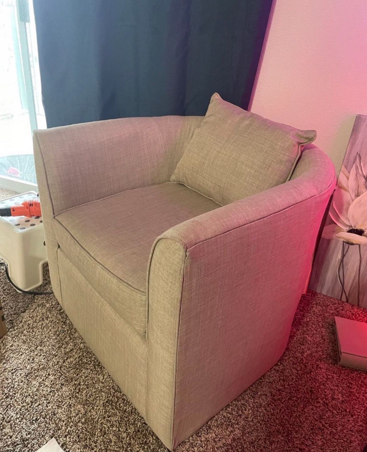 Cozy Corner Rotating Small Couch
