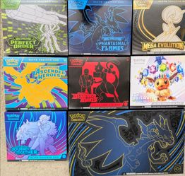 Pokemon Elite Trainer Box ETB Booster Bundles UPC Cards NEW