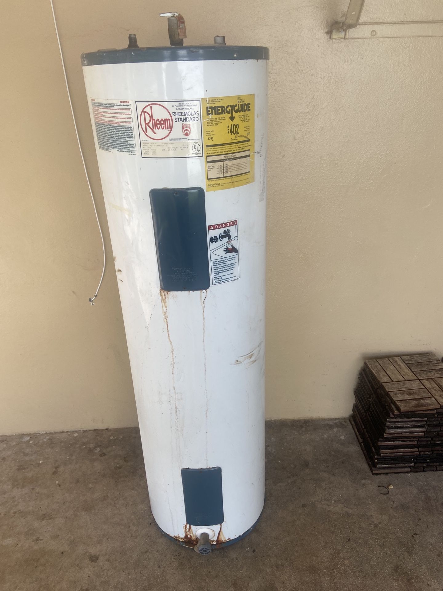 Rheem Used Water Heater