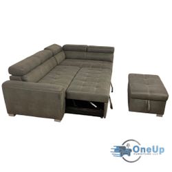 Gray Sleeper Sectional 