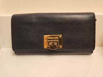 Michael Kors Black Leather  Wallet