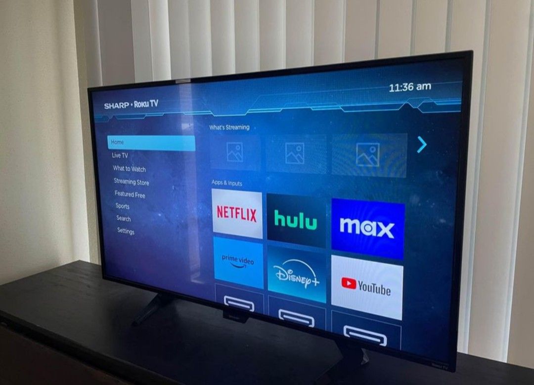 43 Inch Sharp Tv Roku (Smart Tv)