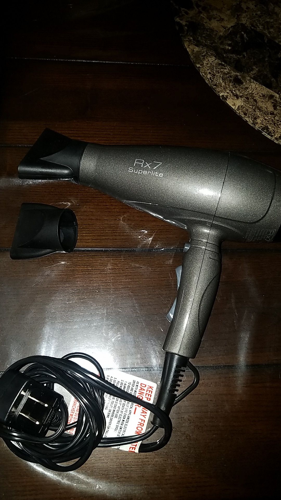 Rx7 superlite hair blow dryer