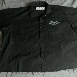 Lethal Threat Cropped Work Shirt 