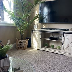 Rustic Sliding Barn Door TV Stand / Console Table