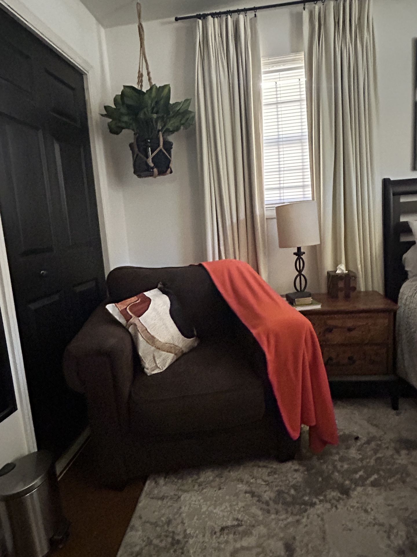 Large Brown Cushion Armchair (Offering 20% Off Until 10/31/25)